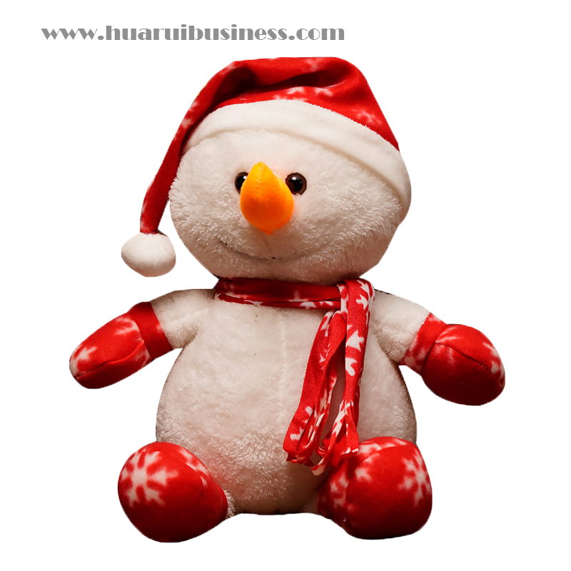 크리스마스 큰 뿔 사슴, 눈사람 털 장난감, 크리스마스 장식 인형